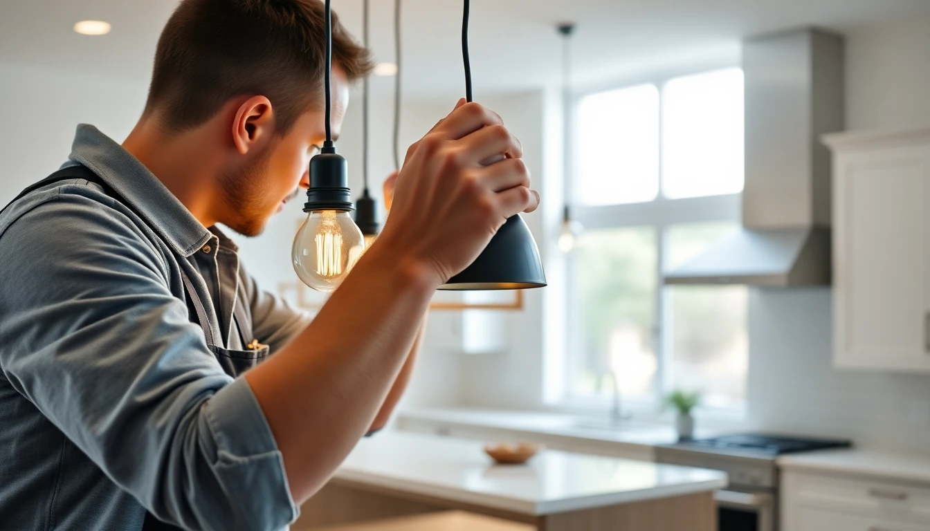 Pendant Lighting Installation
